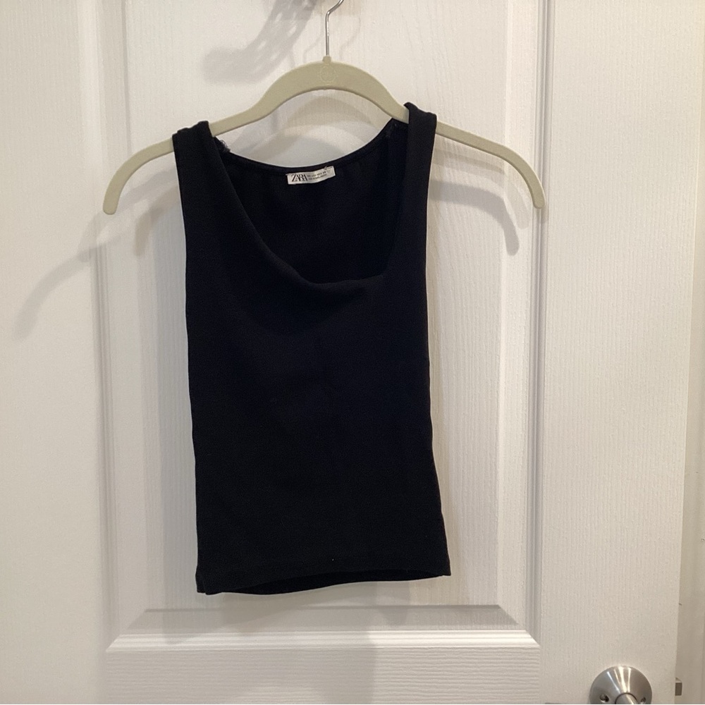 Zara Classic Black Tank Top